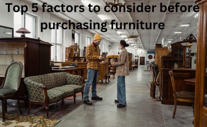 purchasing furniture