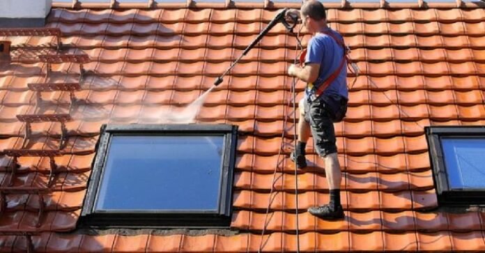 Pressure Washing Roofs