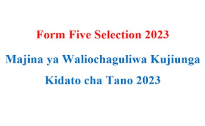 selection form five 2023